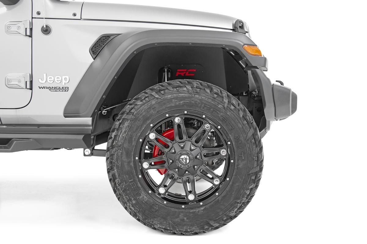 Rough Country Jeep Front & Rear Inner Fenders Set 18-20 Wrangler JL 10499