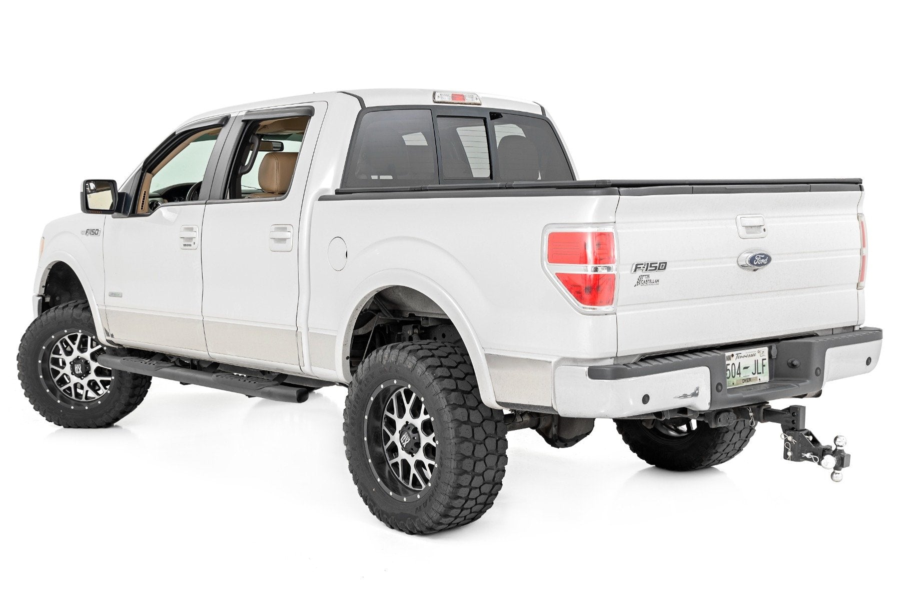 Rough Country Oval Nerf Step Crew Cab Black Ford F-150 2WD/4WD 2009-2014 21007