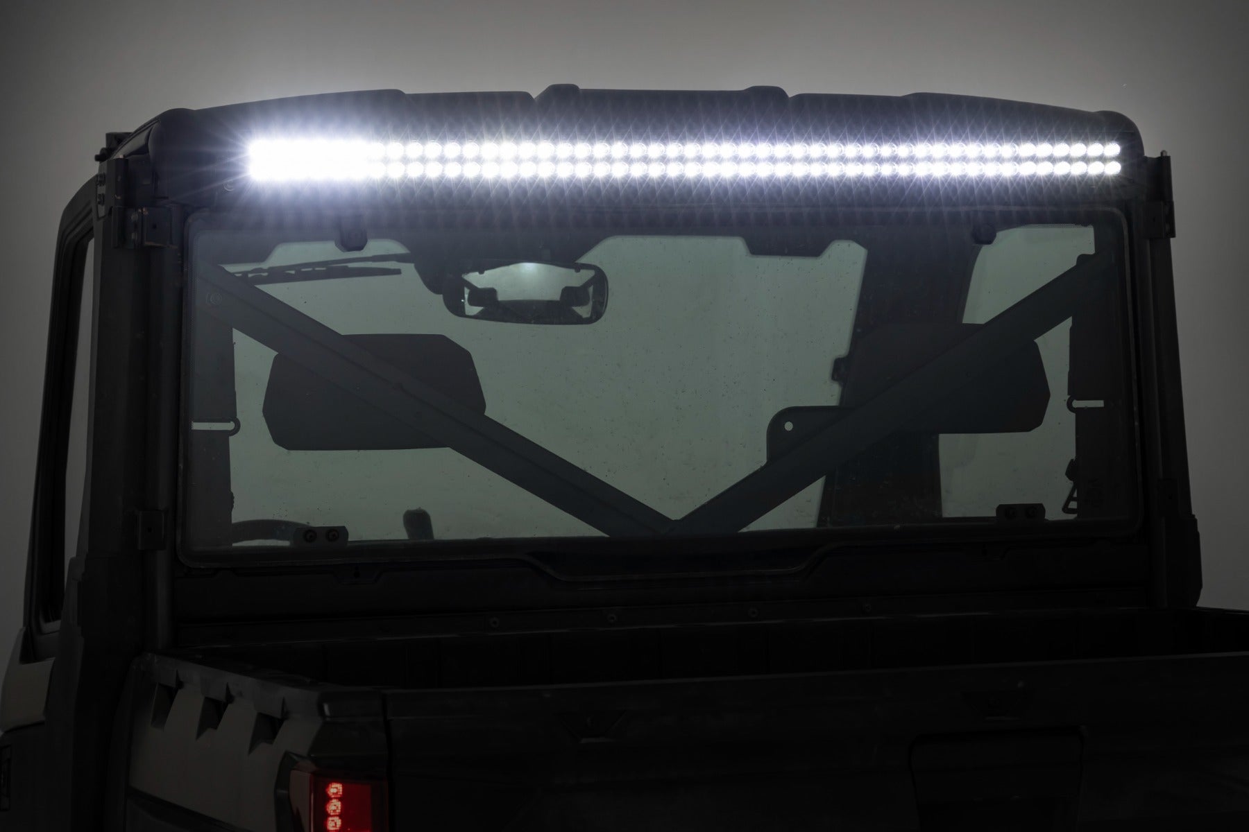 Rough Country 50-inch Cree LED Light Bar-Dual Row Black Series w/ White DRL 70950BD