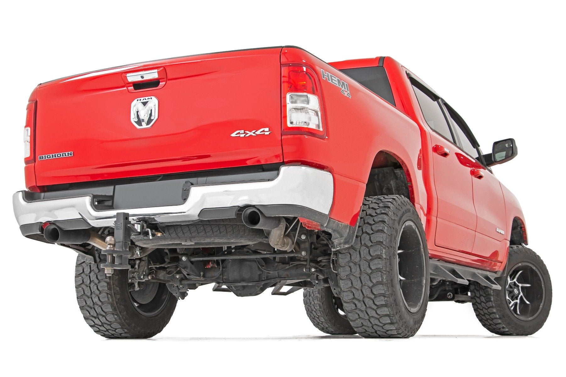 Rough Country Dual Cat-Back Exhaust System Black Tips 19-21 Ram 1500 V8 5.7L 96013