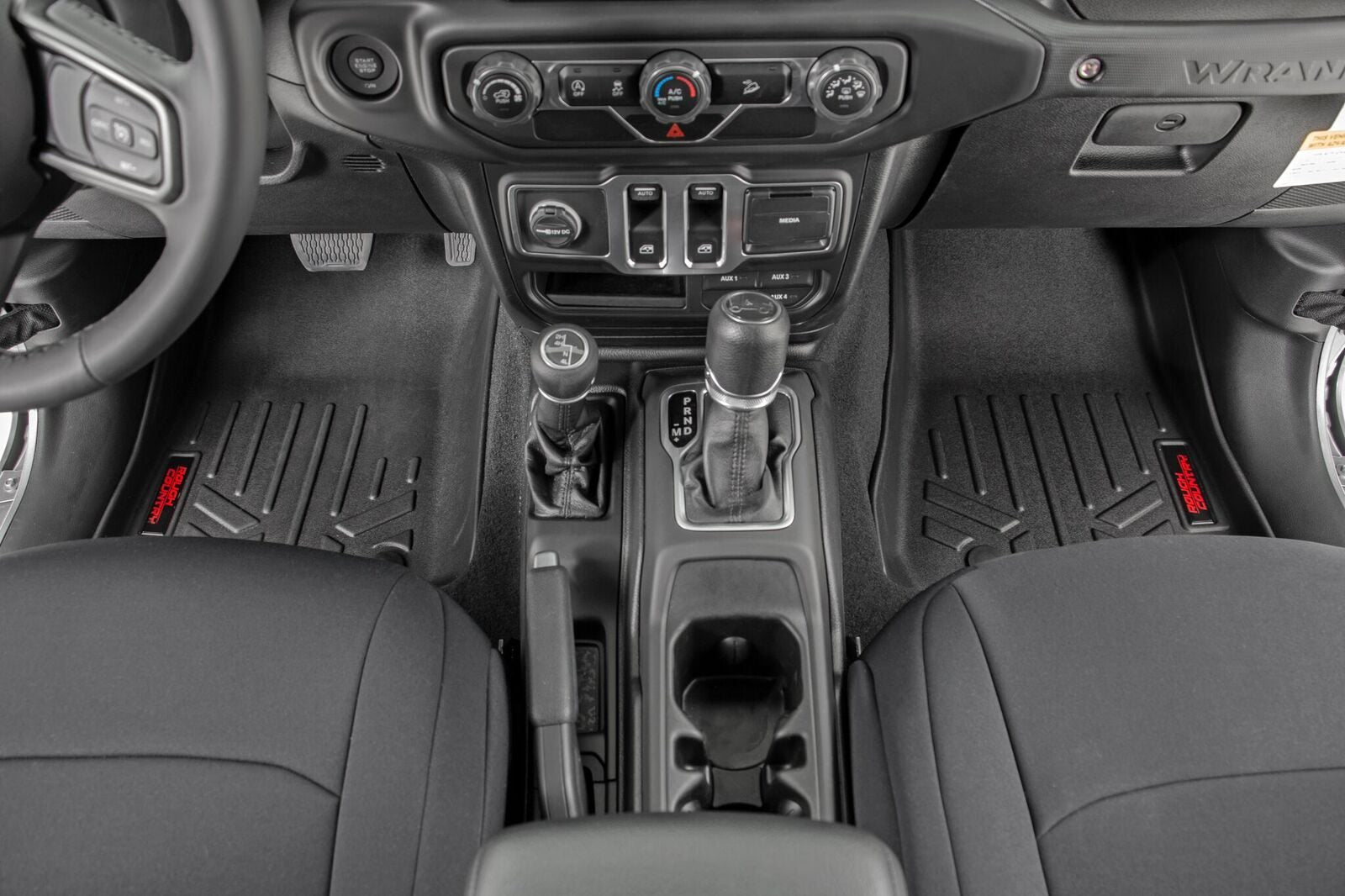 Rough Country Front Heavy Duty Floor Mats for Jeep Gladiator JT 20-26 M-6150