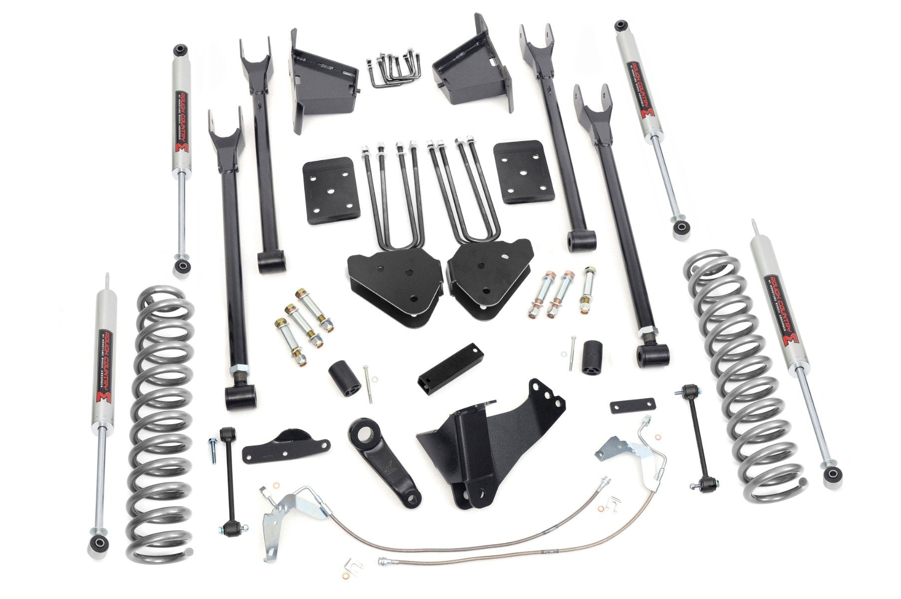 Rough Country 8" Lift Kit 4 Link M1 For Ford Super Duty 4wd 2008-2010 59240
