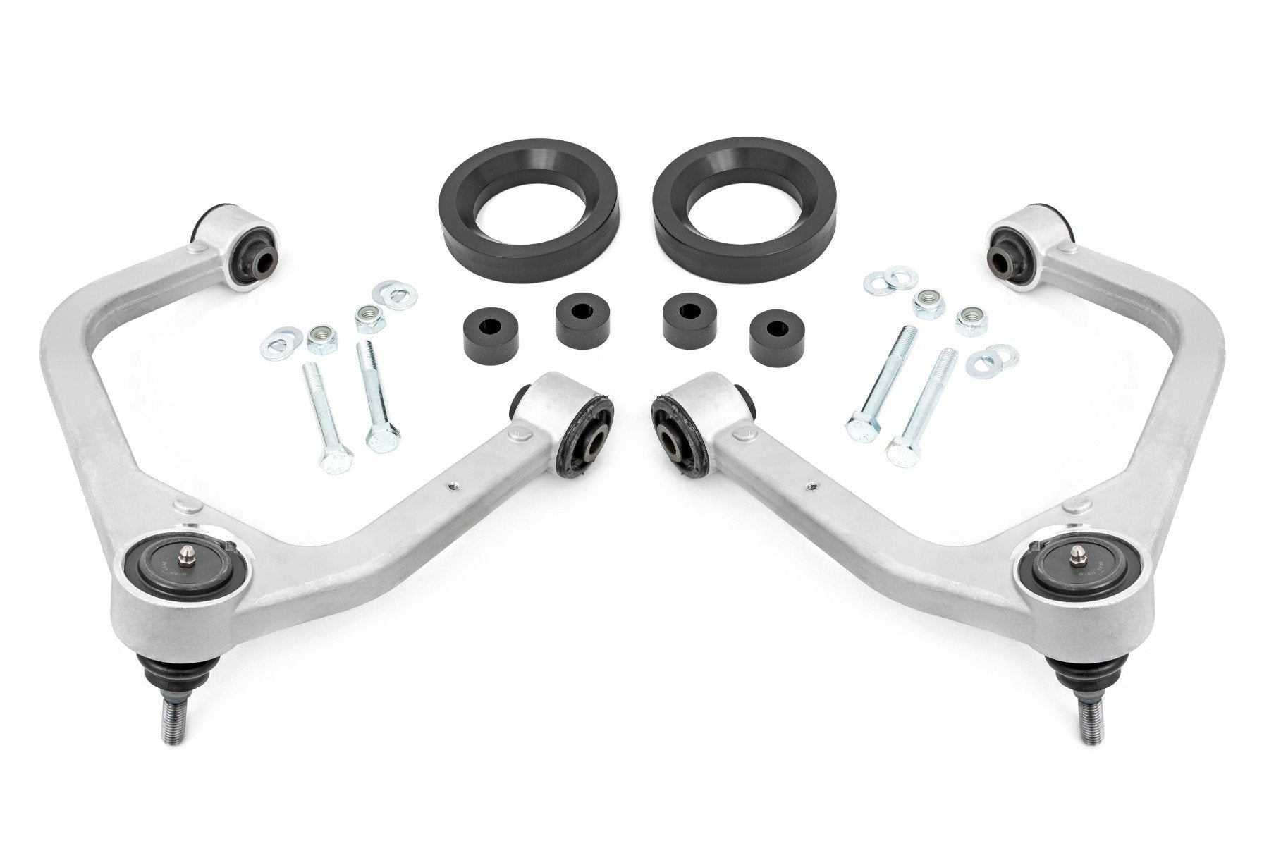 Rough Country 1.75" Leveling Kit Forged Alum UCA AT4 GMC Sierra 1500 4WD 19-23 1325