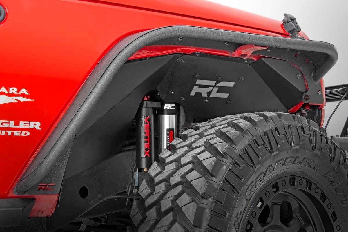 Rough Country Inner Fenders | Front | Vertex | for Jeep Wrangler JK/Wrangler Unlimited (07-18) 1195V