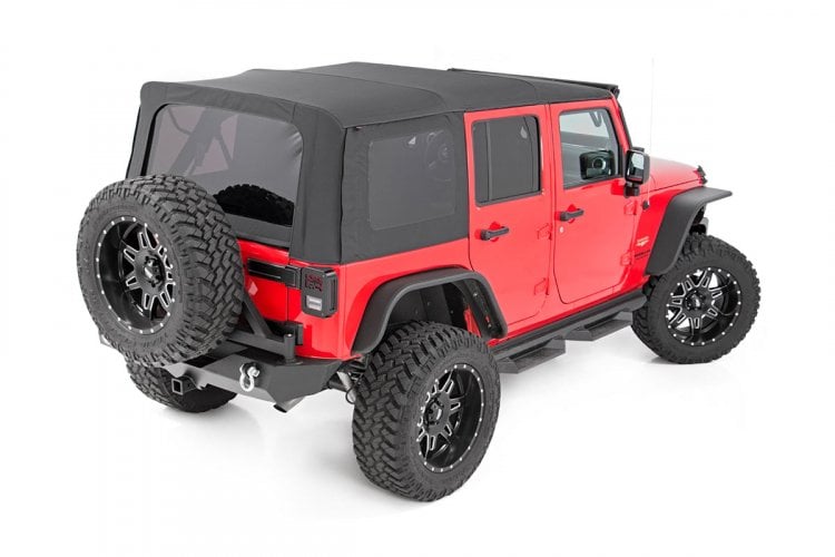 Jeep Replacement Soft Top Black 10-18 Wrangler JK 2 Door RC85460.35