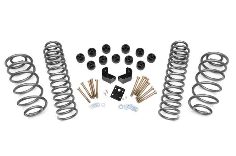 Rough Country 3.75 Inch Lift Kit Combo 6 Cyl For Jeep Wrangler TJ 4wd 97-06 647