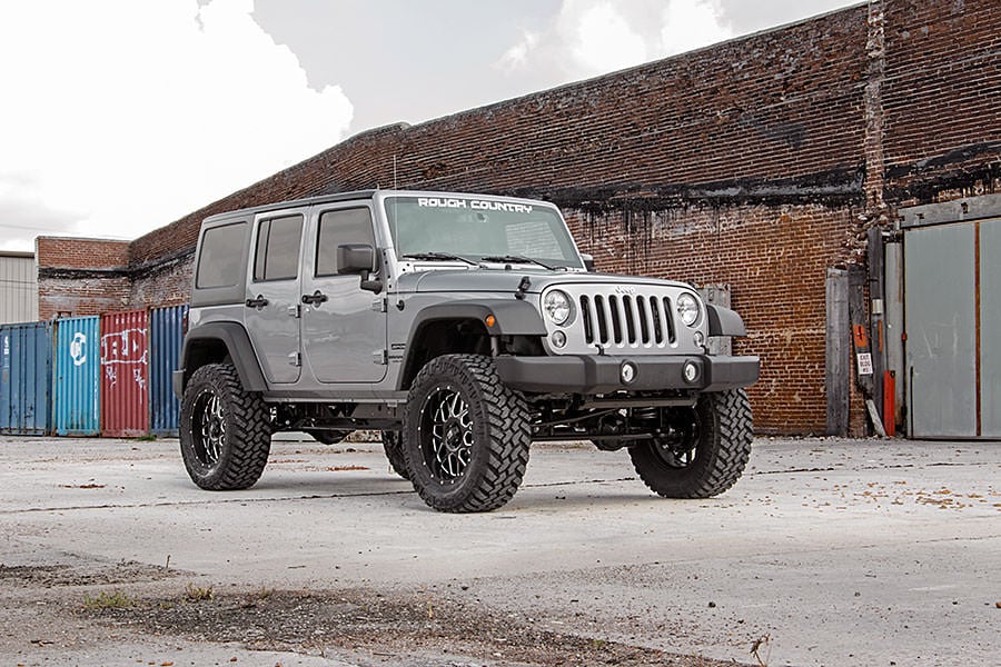 Rough Country 4" Lift Kit | M1R | for Jeep Wrangler Unlimited 2WD/4WD (2007-2018)