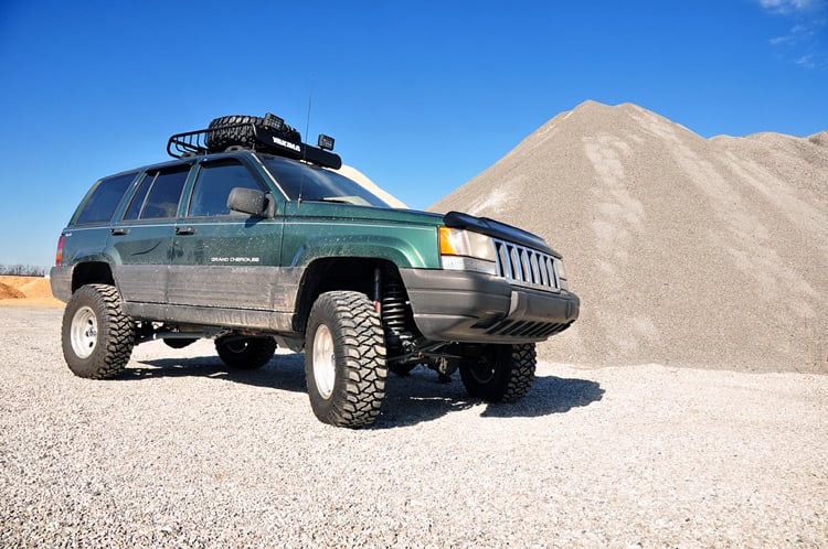 Rough Country 4" Long Arm Suspension Lift Kit for Grand Cherokee ZJ 93-98 90222