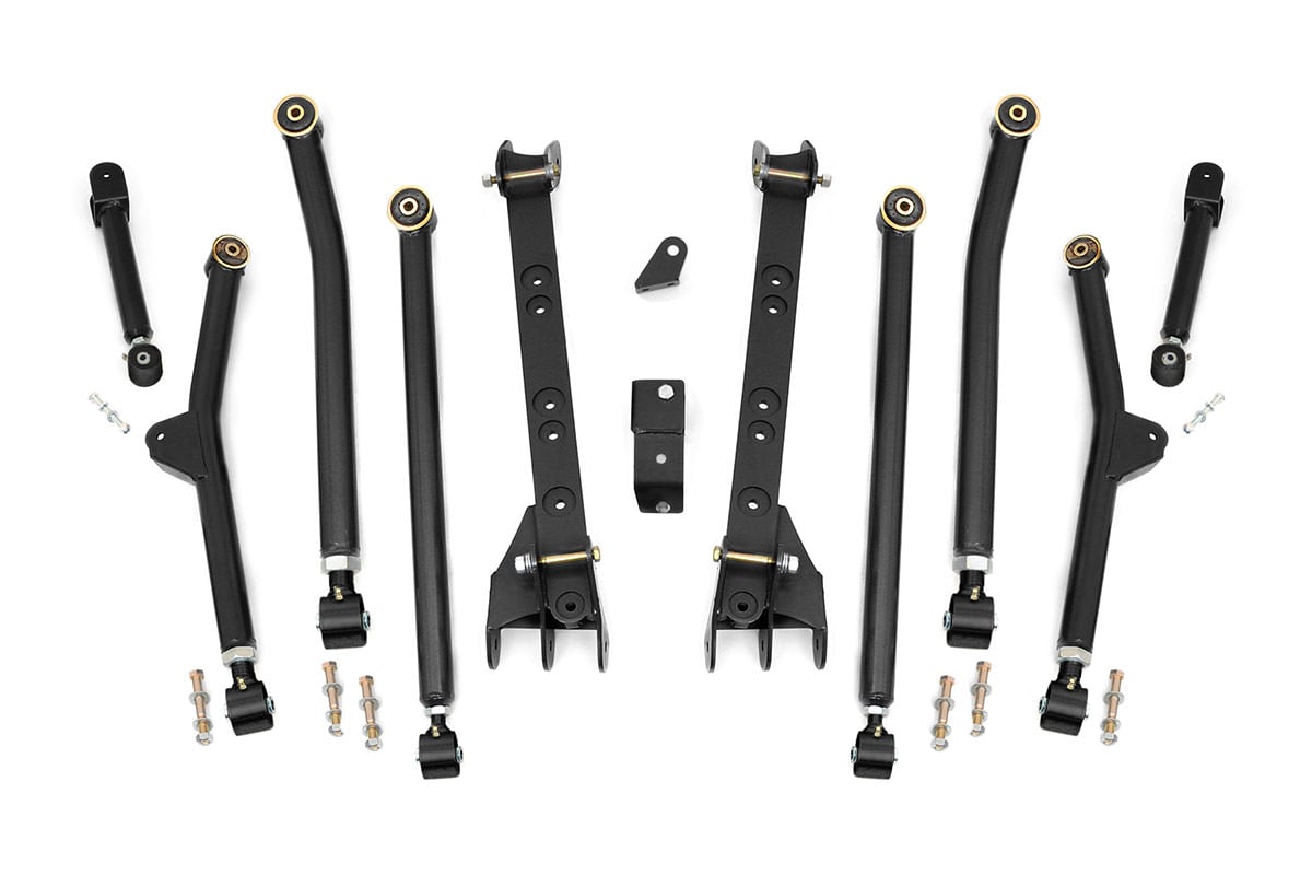 Rough Country 4"-6" Long Arm Upgrade Kit For Jeep Wrangler TJ 1997-2006 66300U