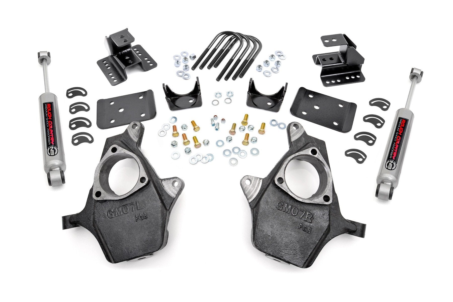 Rough Country Lowering Kit 2" FR 4" RR Chevy/GMC 1500 99-06 & Classic 722.20