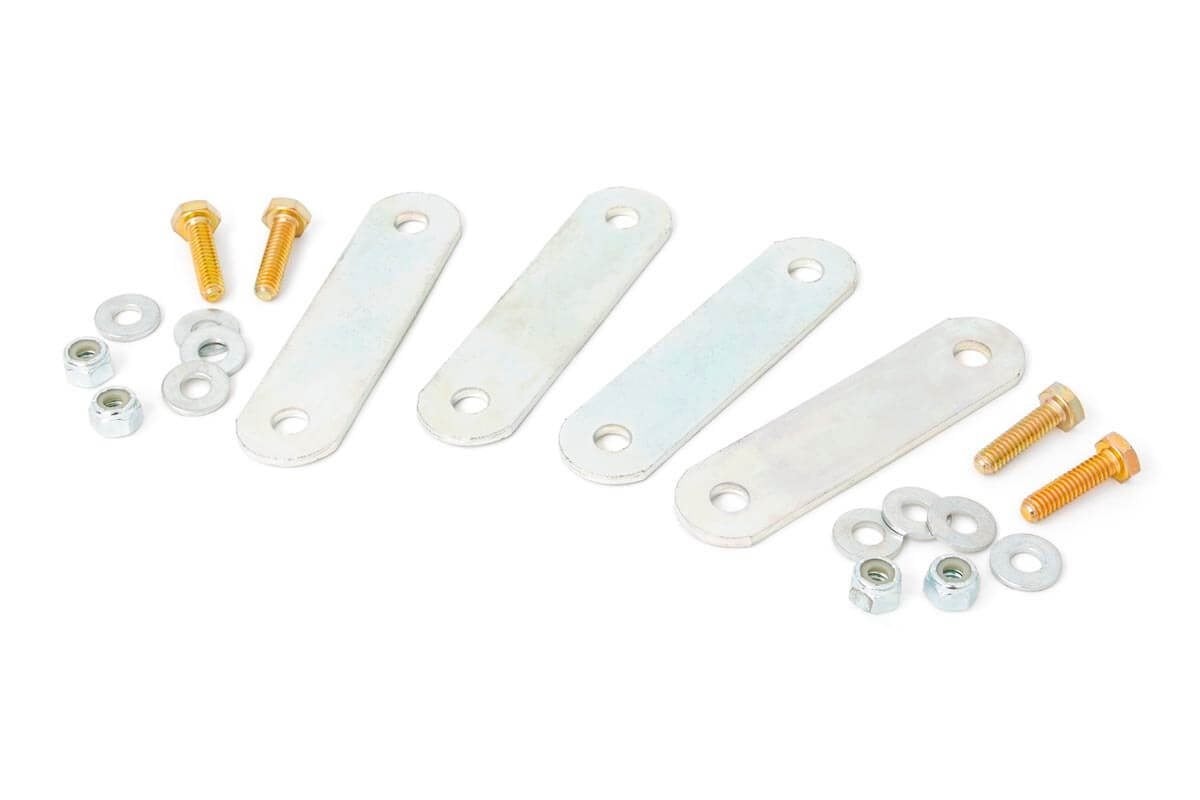 Rough Country F & R Brake Line Relocation Brackets 07-18 Wrangler JK 1152