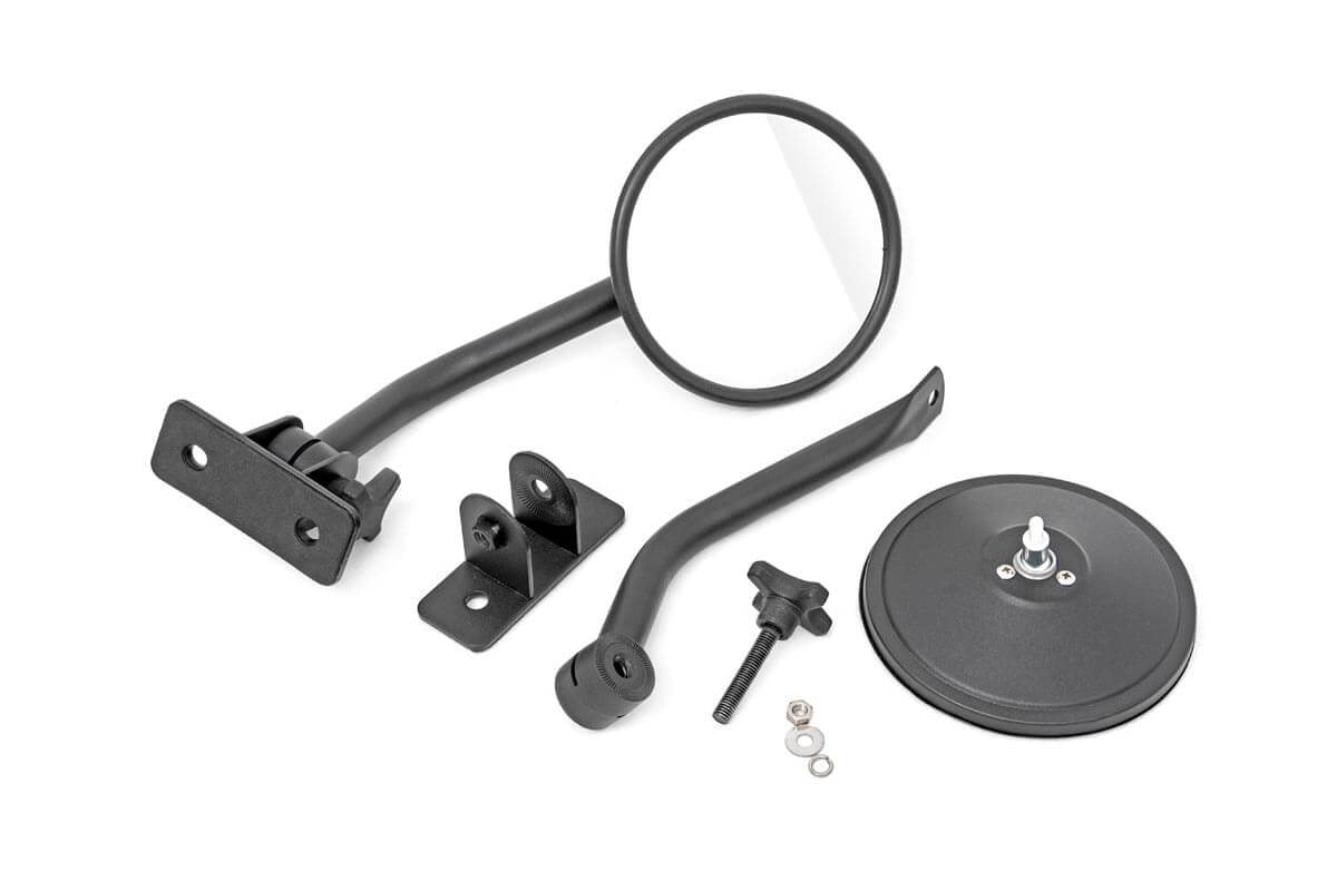Round Trail Mirror Jeep Wrangler JK/JKU 07-18 10519A