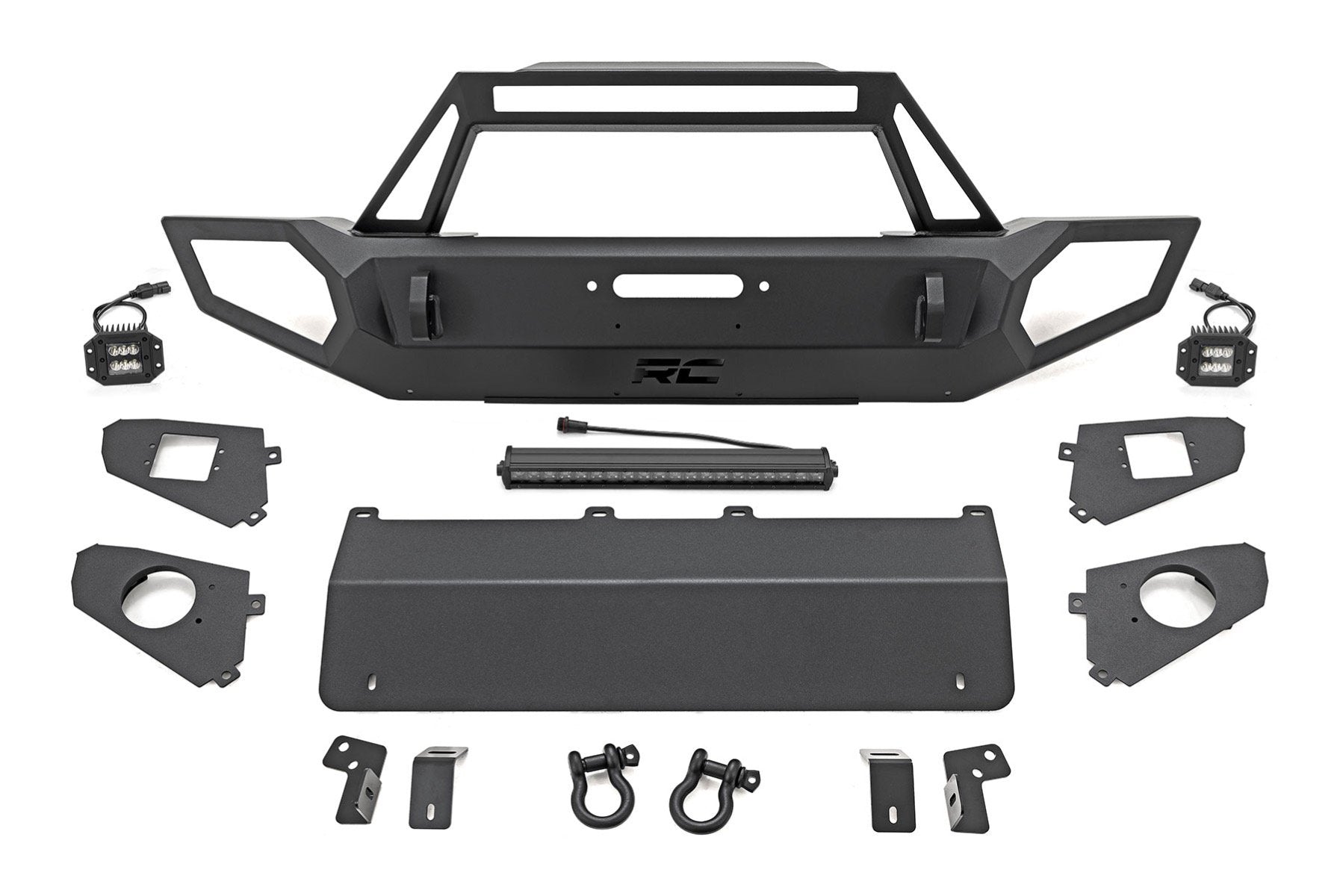 Rough Country Jeep Full Width Front Trail Bumper JK/JL/JT Gladiator 10585