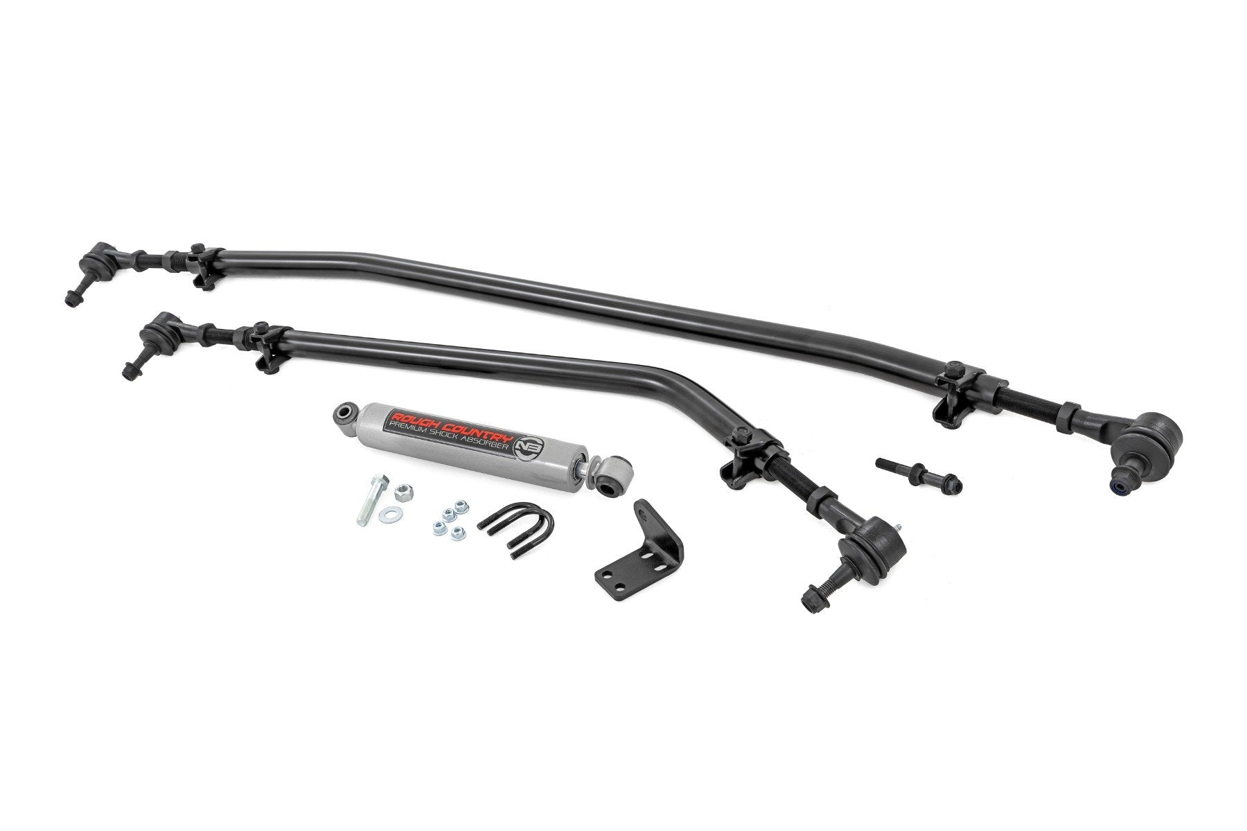 Rough Country High Steer Kit w/ N3 Steering Stabilizer for Jeep Gladiator JT/Wrangler JL 18-24 10663