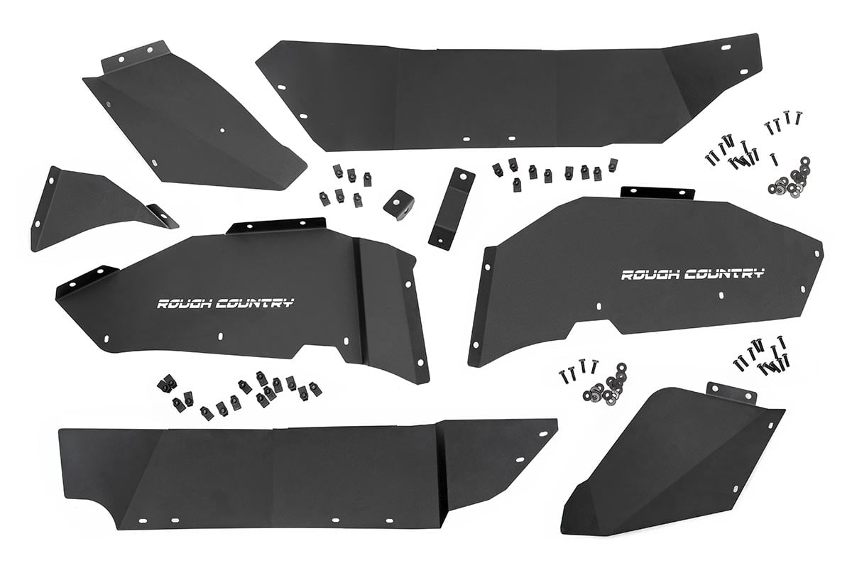 Rough Country Jeep Front & Rear Inner Fenders Set 18-20 Wrangler JL 10499