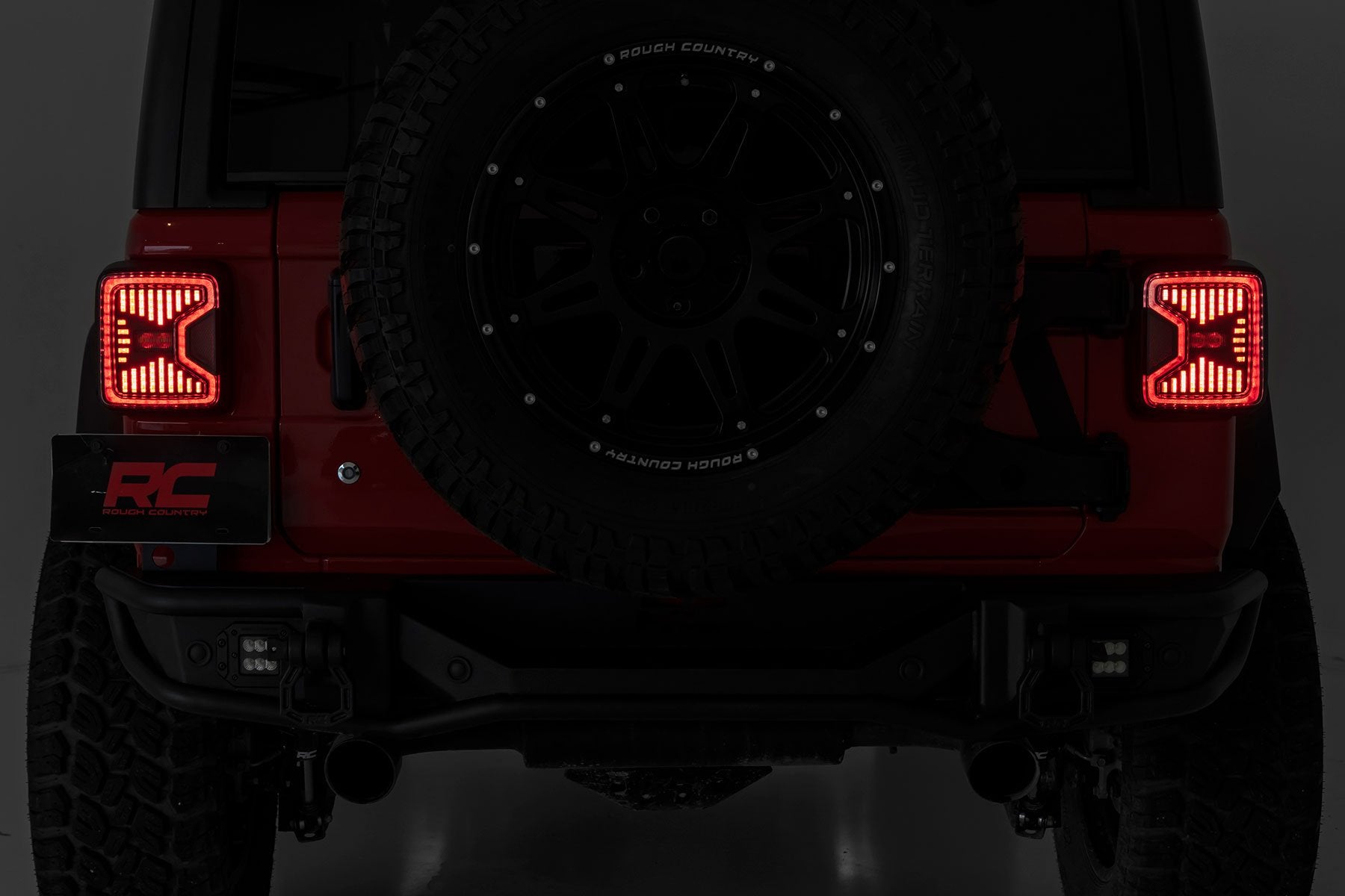Rough Country Jeep LED Tail Lights Jeep Wrangler JL (2018-2021) RCH5900