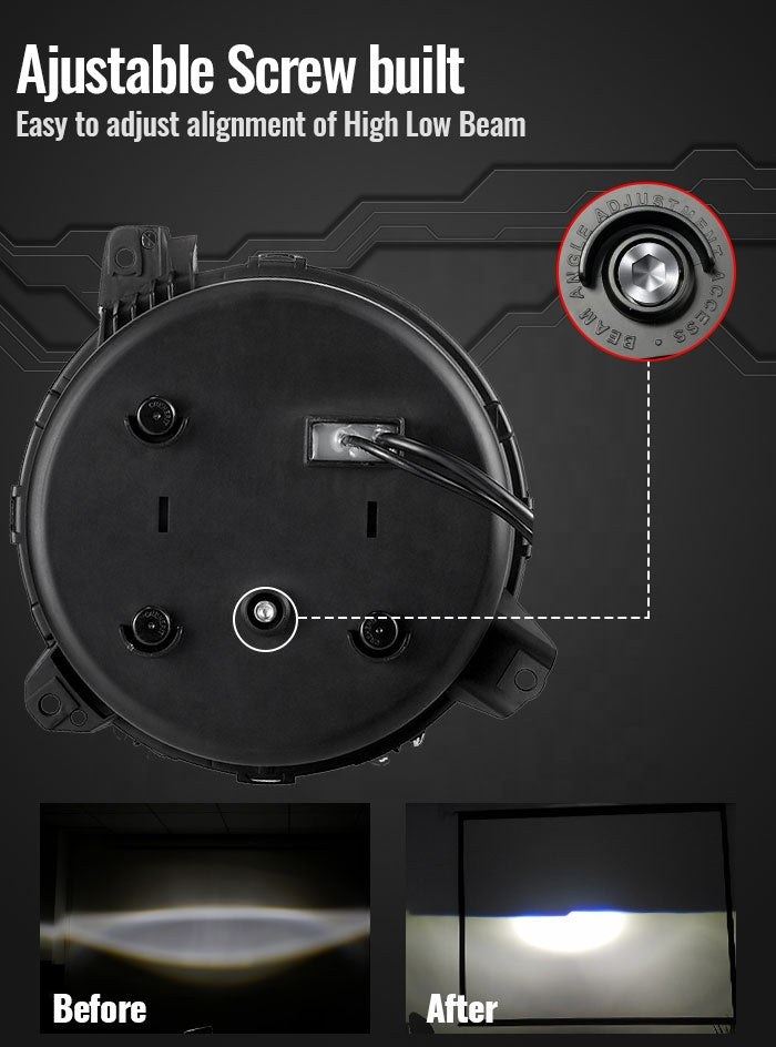 Code 4 LED Supply 9 inch "X" with Halo Headlight (C4-JLT9X-HL) -2