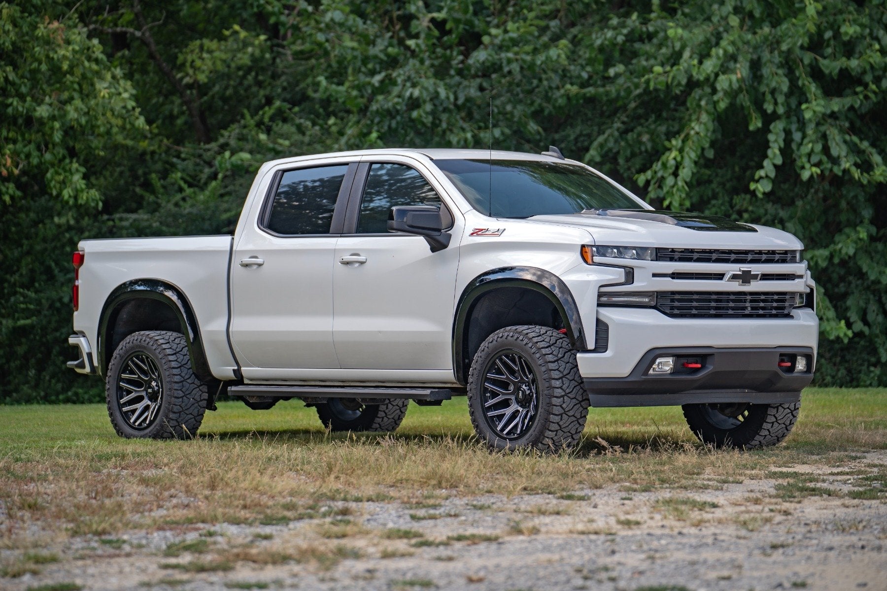 Rough Country Hood Scoop GNO Slate Gray Chevy Silverado 1500 2019-2025 & Classic -6