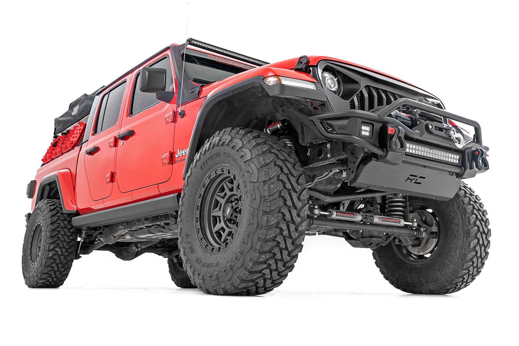 Rough Country Power Running Boards Lighted Jeep Gladiator JT 4WD 2020-2023 PSR610530