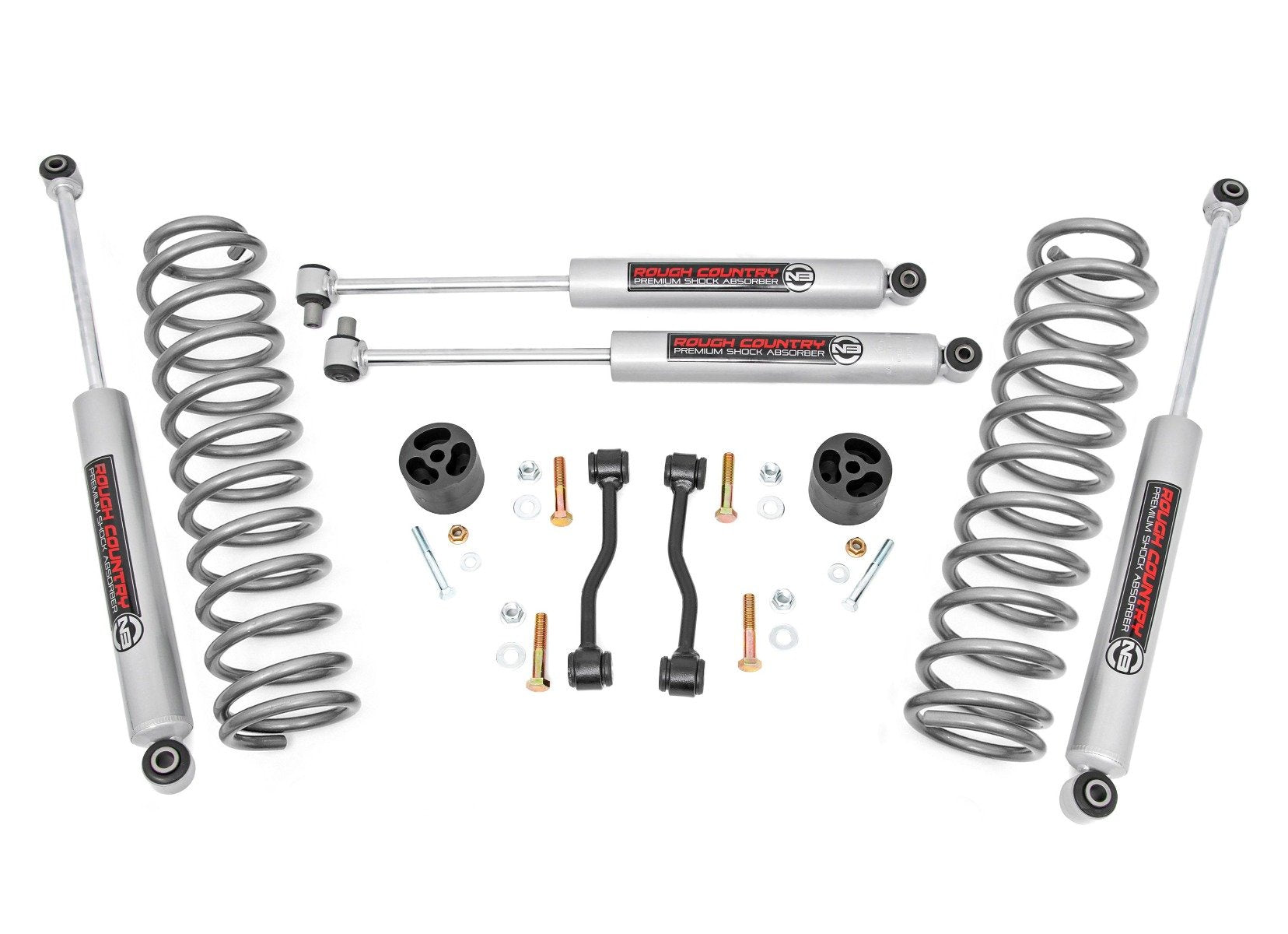 Rough Country 2.5in Suspension Lift Kit Springs for Jeep Gladiator JT 20-23