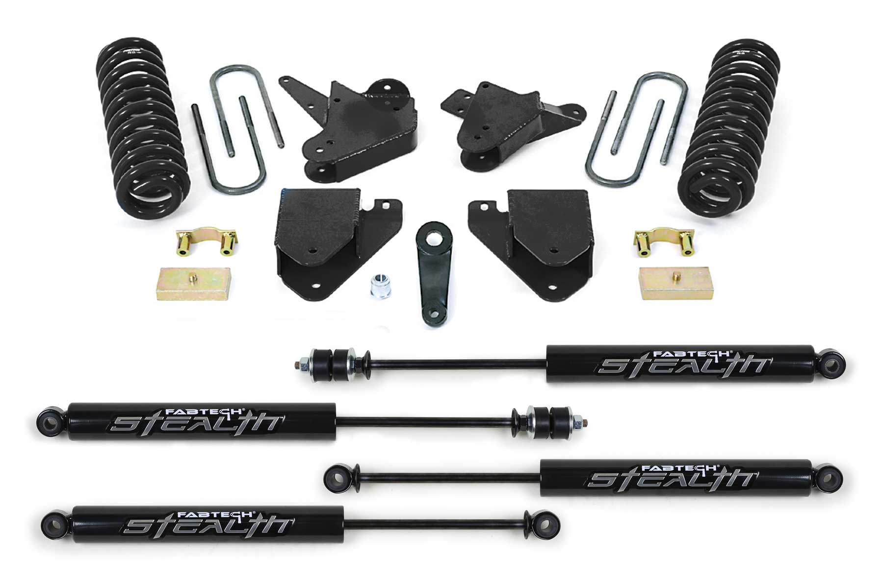 Fabtech K20621M Basic Lift System w/Shocks Fits 08-10 F-250 Super Duty -1