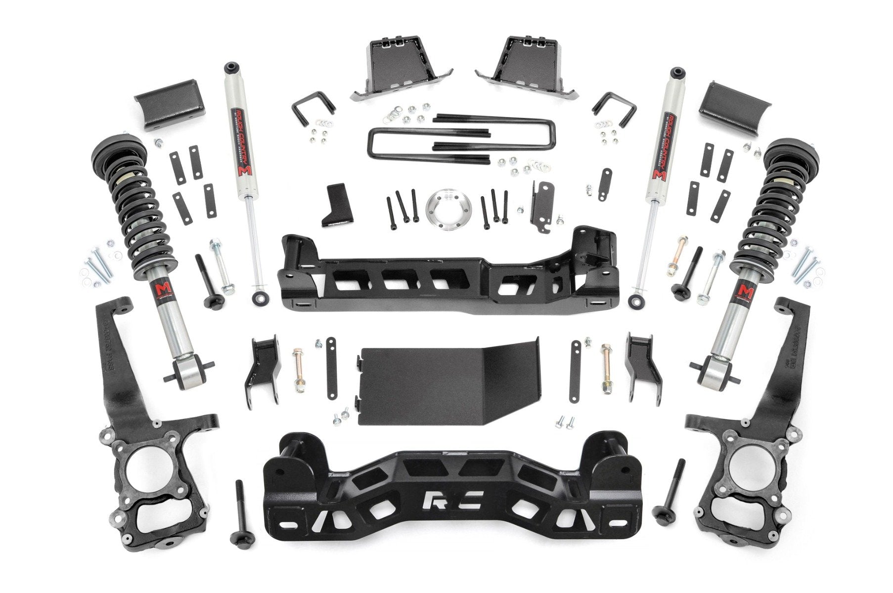 Rough Country 6 In Lift Kit for Ford F-150 4wd 2014 M1 Struts/M1 Shocks 57540