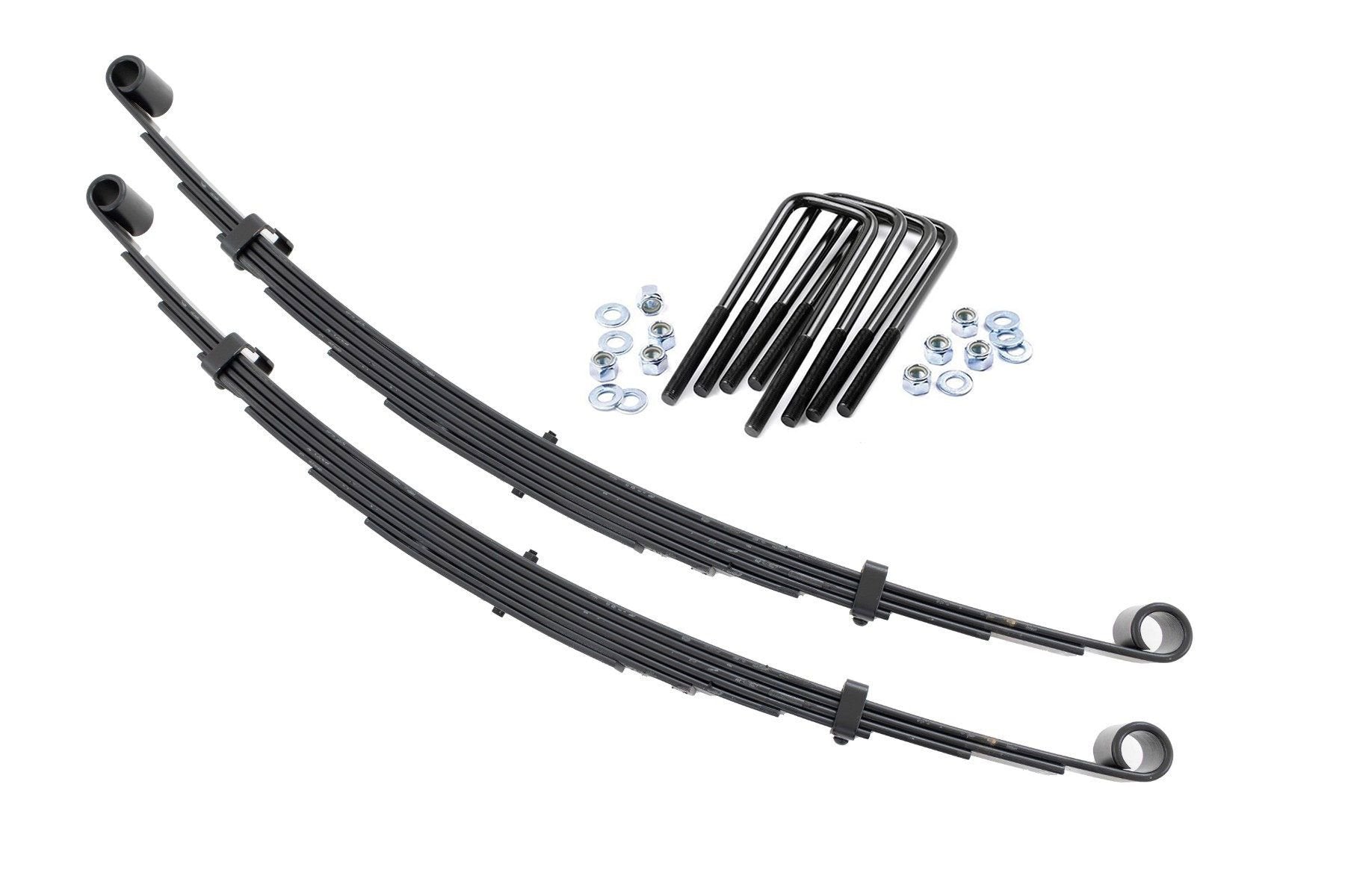 Rough Country Front Leaf Springs 4" Lift Pair For Ford F-250 4wd 1977-1979 8013Kit