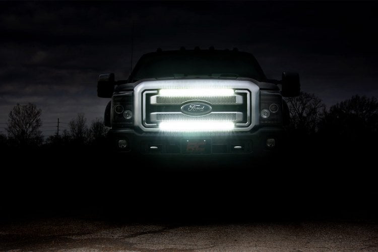 Rough Country Ford Super Duty 30-IN Black Series Cree LED Grille Kit (Pair) 70771