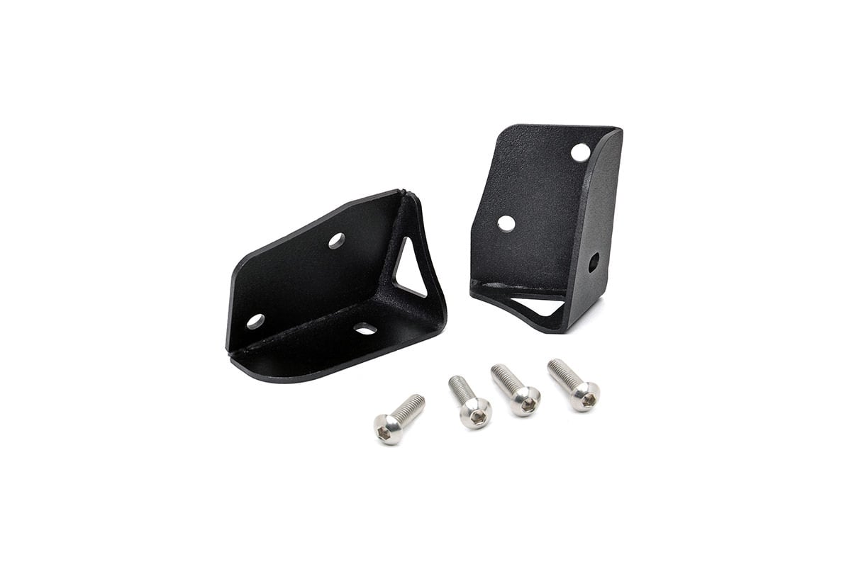 Rough Country Lower Windshield Light Mounts Wrangler JK 07-18 (NO Lights) 70044