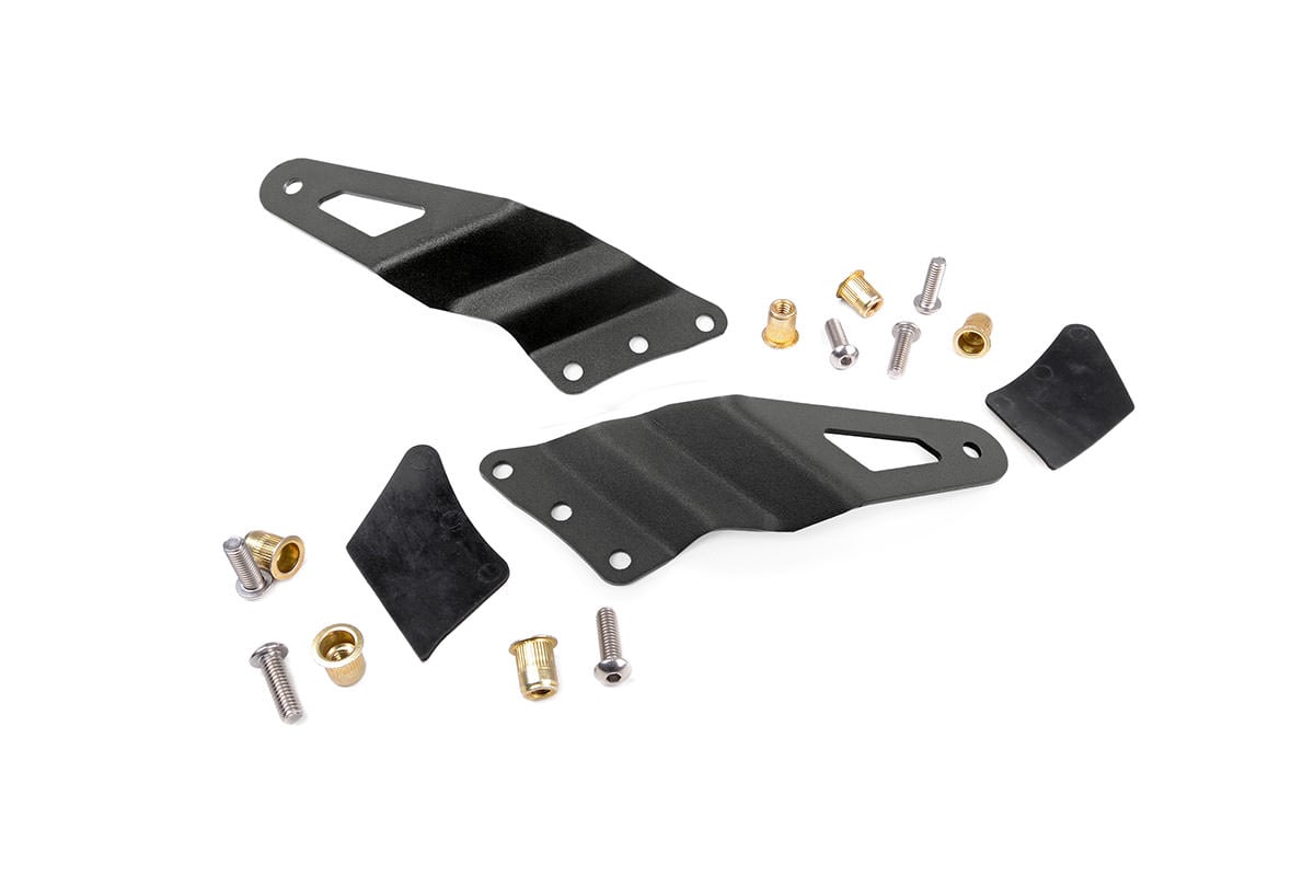 Rough Country GM 54" Curved LED Light Bar Upper Windshield Mounts 99-06 PU/SUV 70539