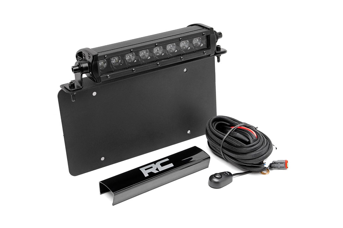 Universal 8in LED License Plate Kit Black Series 70183
