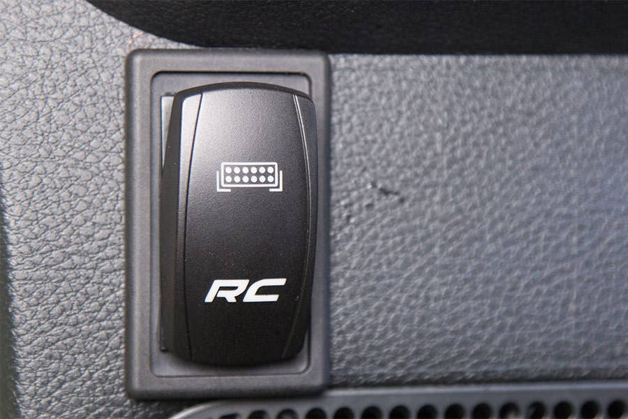 Rough Country Auxiliary Switch Bezel Single - 709B1