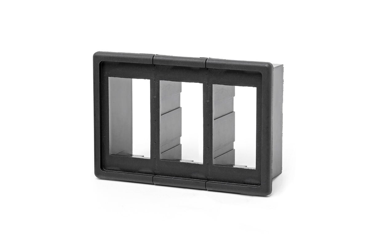 Rough Country Auxiliary Switch Bezel Triple - 709B-3