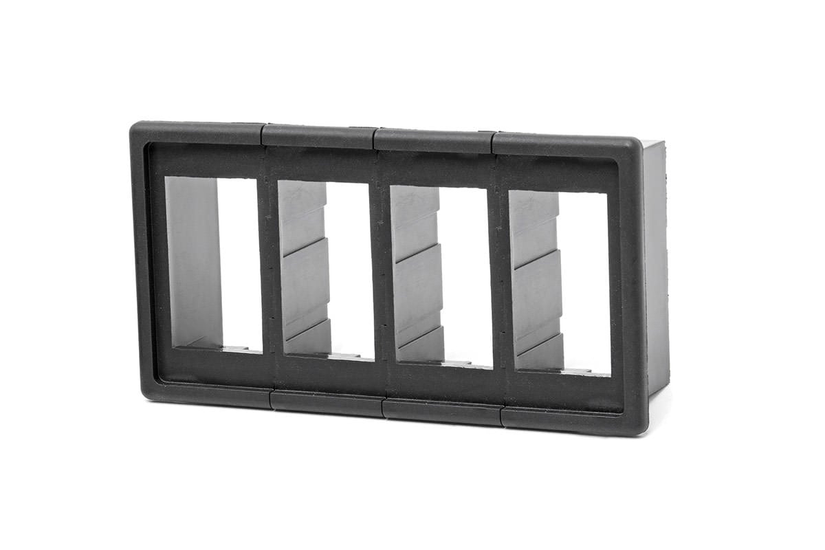Rough Country Auxiliary Switch Bezel Quad - 709B-4