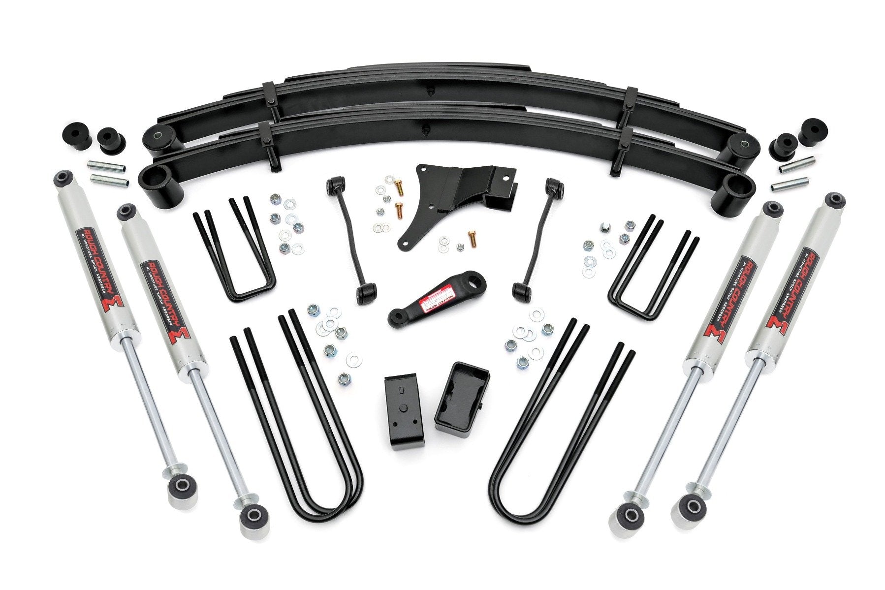 Rough Country 4 Inch Lift Kit Rear Blocks M1 for Ford Super Duty 4wd 1999 49440