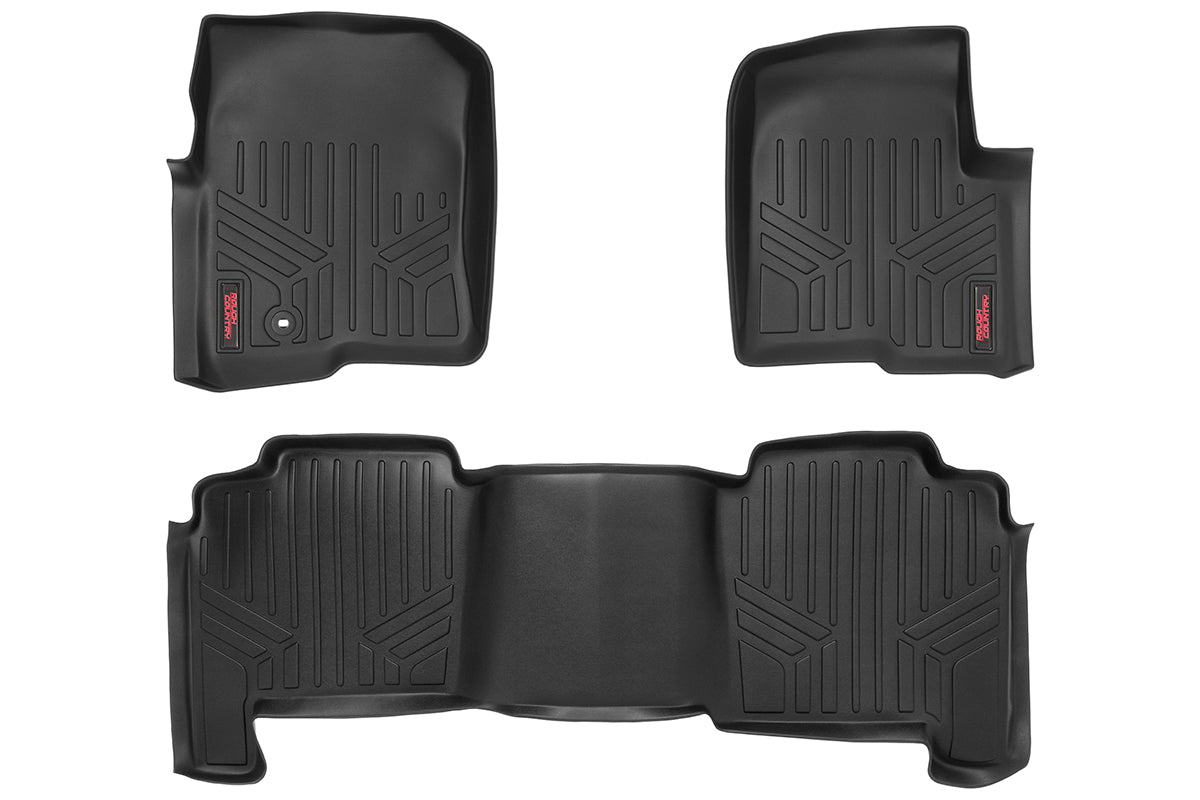 Rough Country Floor Mats | FR & RR | for Ford F-150 2WD/4WD (2004-2008) M-50412