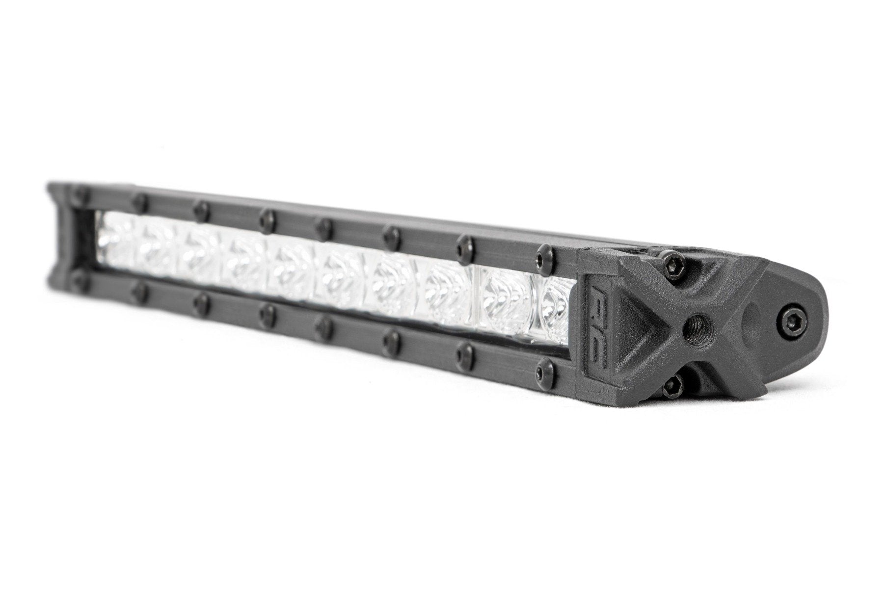 Rough Country 10-Inch Slimline Cree LED Light Bars (Pair Chrome Series) 70410A