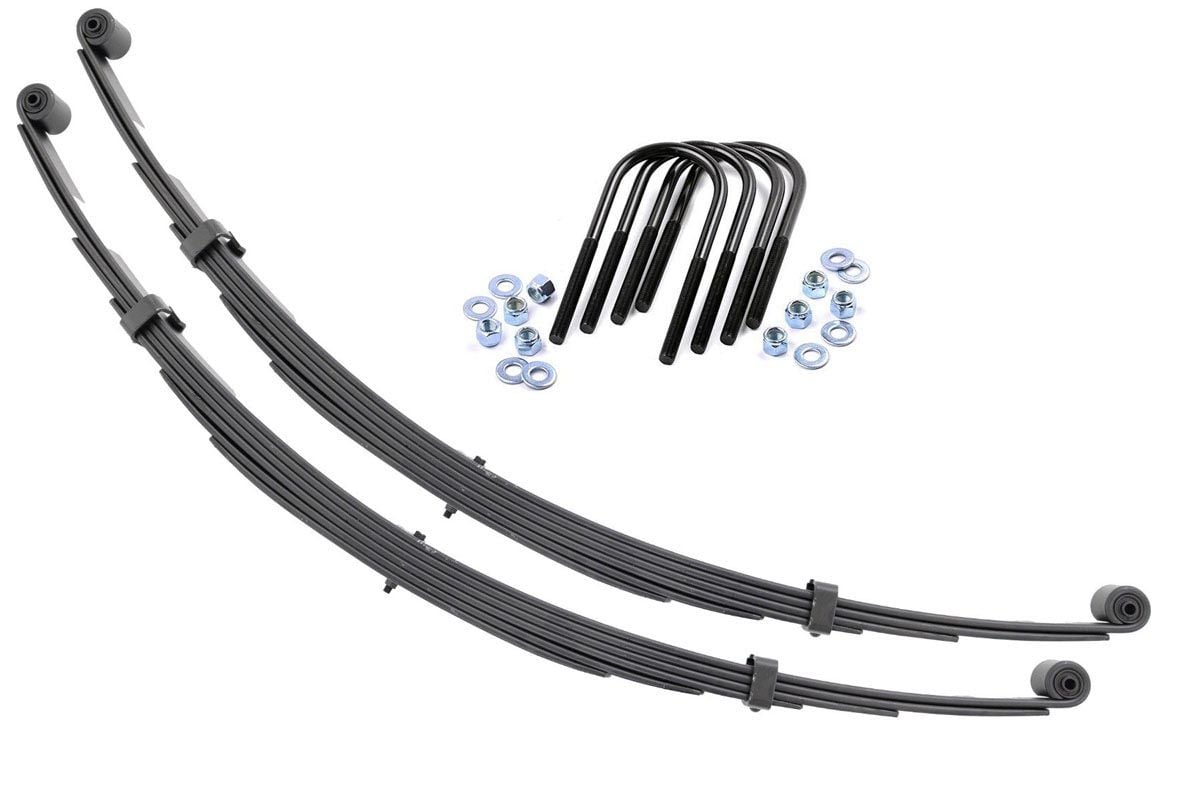 Rough Country Rear Leaf Springs 2.5" Lift Pair International Scout II 4wd 71-80 8040Kit