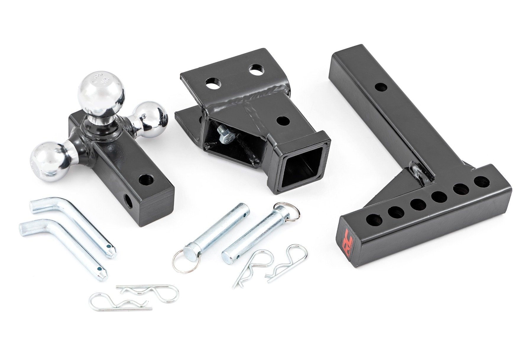 Rough Country 2 Inch Class III Multi-Ball Adjustable Hitch 99100