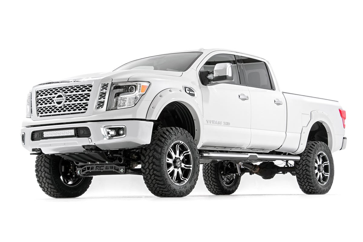 Rough Country 6in For Nissan Suspension Lift Kit 16-21 Titan XD 4wd 87730