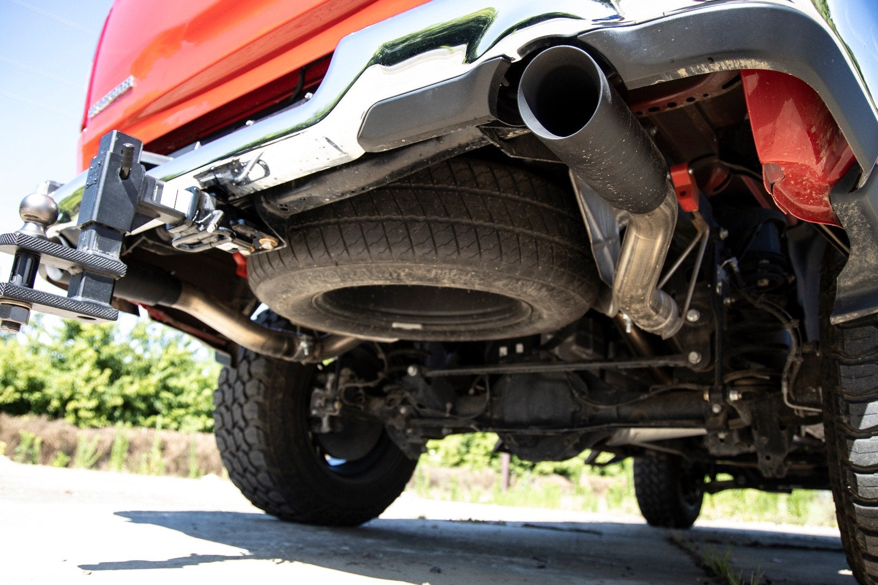 Rough Country Dual Cat-Back Exhaust System Black Tips 19-21 Ram 1500 V8 5.7L 96013