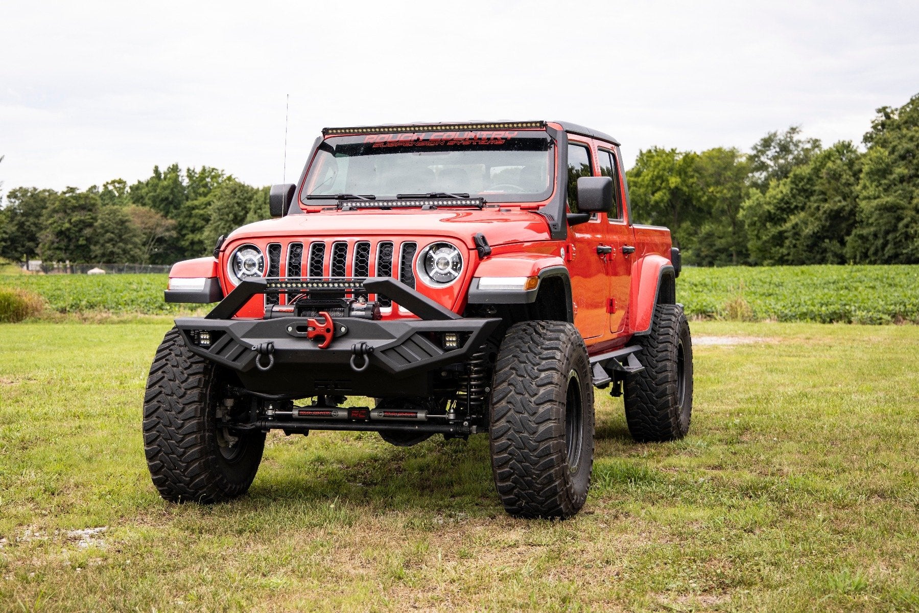 Rough Country Winch Cleat Red RS175R