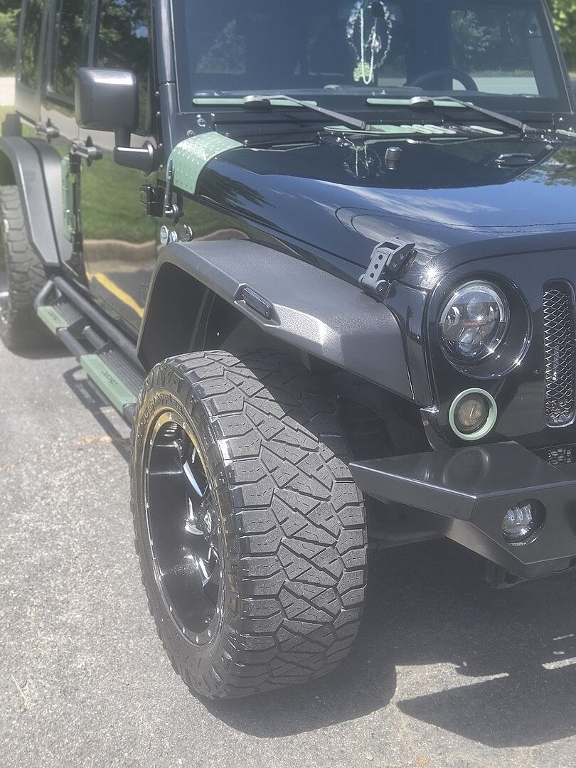 Rough Country High Clearance LED Fender Flare Kit for Jeep Wrangler JK 07-18 99037