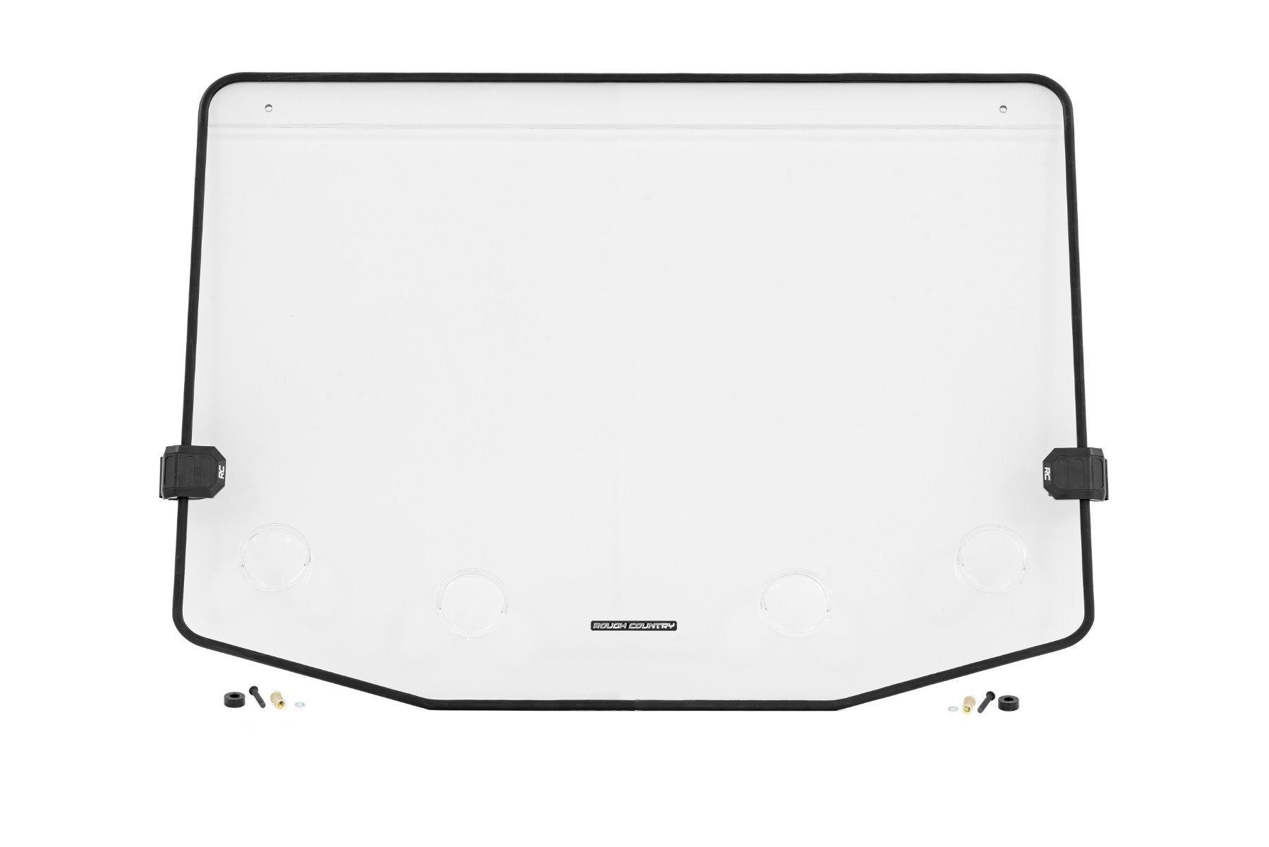 Rough Country Vented Full Windshield | Scratch Resistant |  Polaris RZR XP4 1000