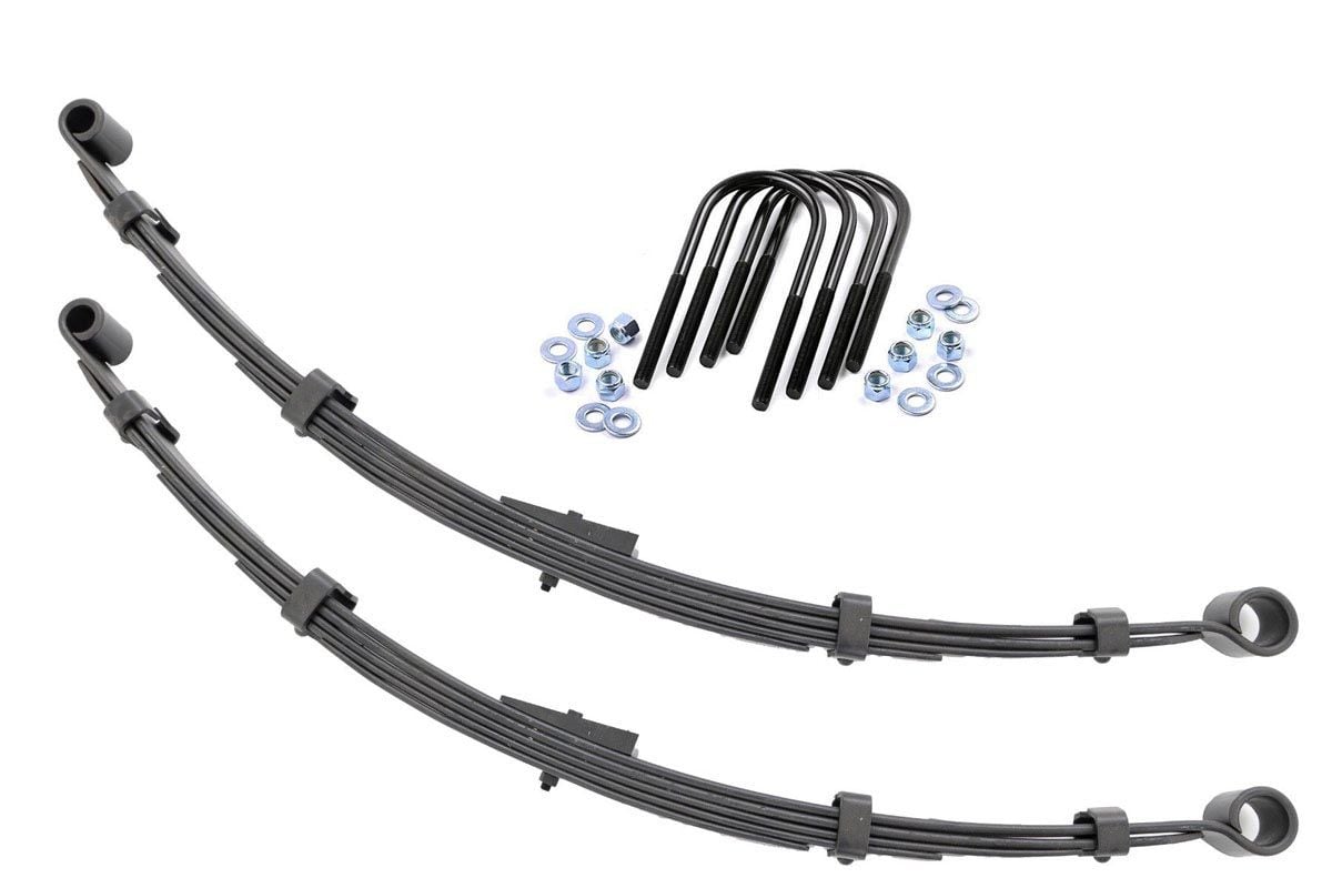 Rough Country Rear Leaf Springs2.5" Lift Pair For Jeep CJ 5 4wd 1976-1983 8008Kit