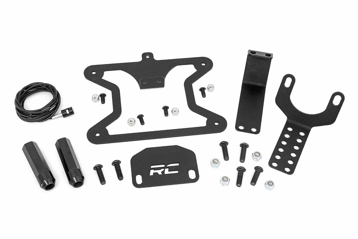 Rough Country Jeep License Plate Adapter 18-20 Wrangler JL 10534