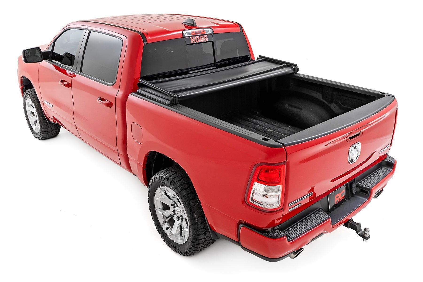 Rough Country Soft Tri-Fold Bed Cover | 6'4" Bed | for Ram 1500 (19-26)/1500 TRX (21-24) 41309650A