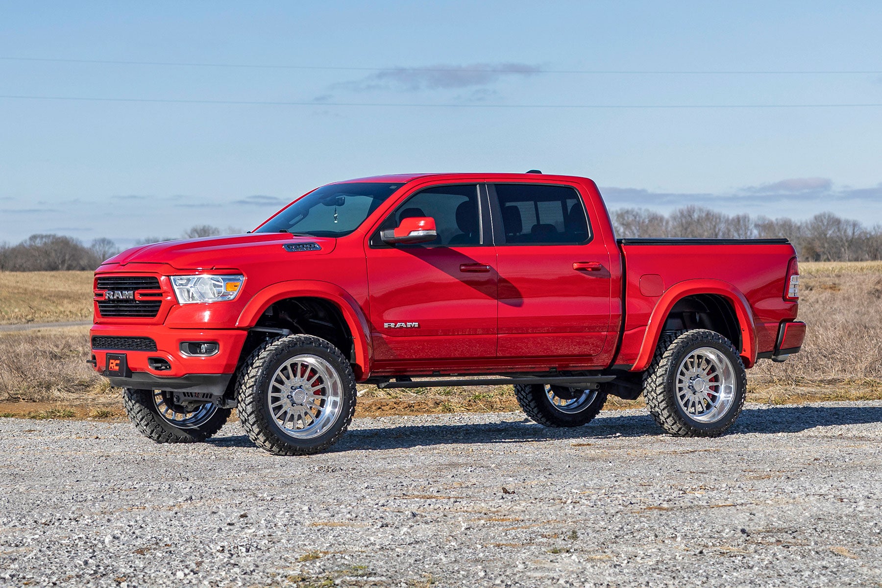 Rough Country Sport Fender Flares PAU Granite Crystal for Ram 1500 2019-2025 S-D10914-PAU