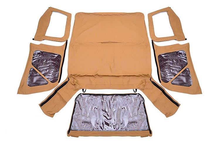 Rough Country Replacement Soft Top Spice 97-06 TJ Wrangler Half Steel Doors RC85350.70