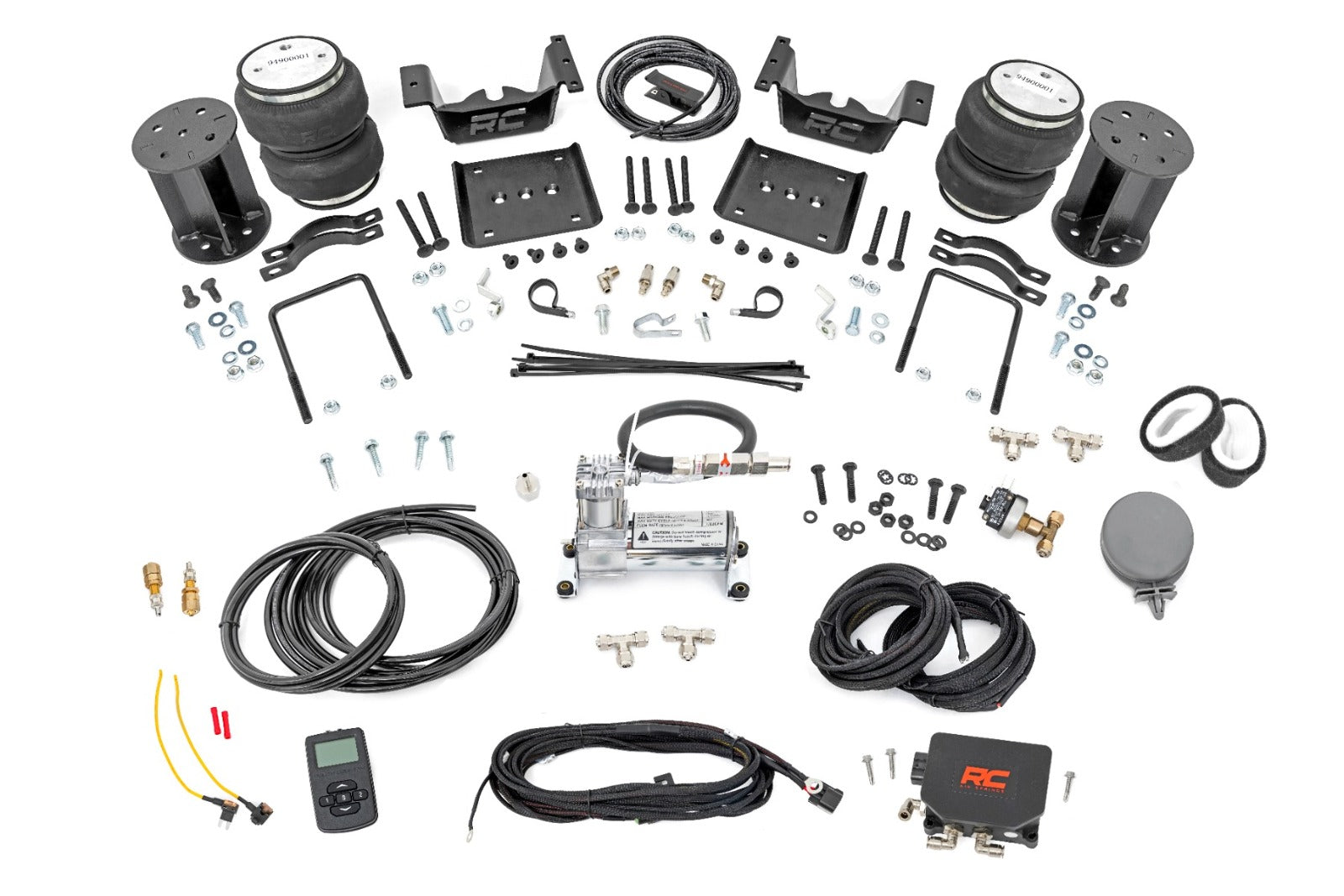 Rough Country Air Spring Kit w/Compressor 6-7.5" Lift Kit Chevy/GMC 1500 07-18 -6